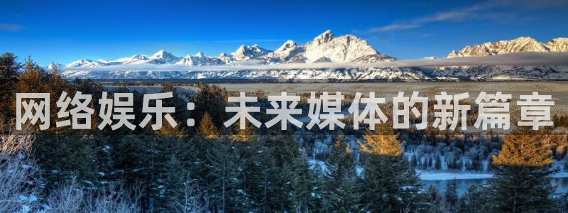 好彩运3代理：网络娱乐：未来媒体的新篇章