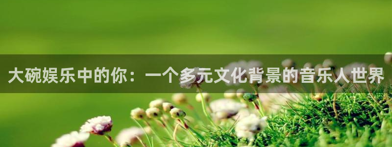 好彩运体育f开号：大碗娱乐中的你：一个多元文化背景的音乐人世界